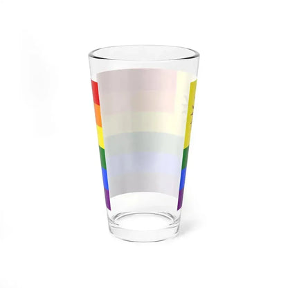 Bandera gay Uruguay (Uruguay) Pint Glass 16oz - Go Mug Yourself