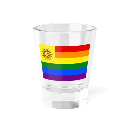 Bandera gay Uruguay (Uruguay) Shot Glass 1.5oz 1.5oz - Go Mug Yourself