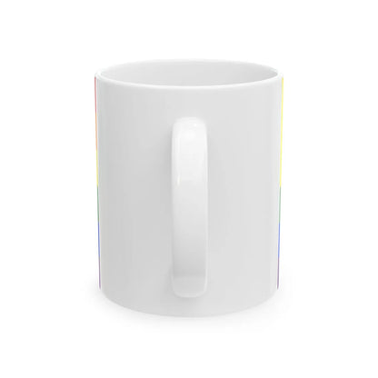 Bandera gay Uruguay (Uruguay) White Coffee Mug - Go Mug Yourself