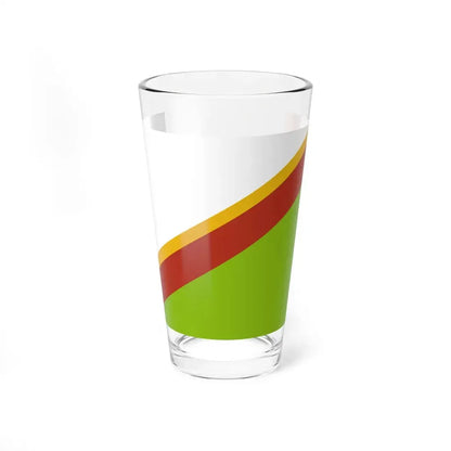 Bandera Hipólito Yrigoyen Misiones (Argentina) Pint Glass 16oz 16oz - Go Mug Yourself