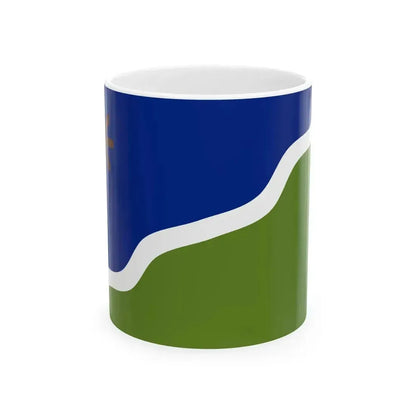Bandera Kawesqar (Chile) White Coffee Mug 11oz - Go Mug Yourself