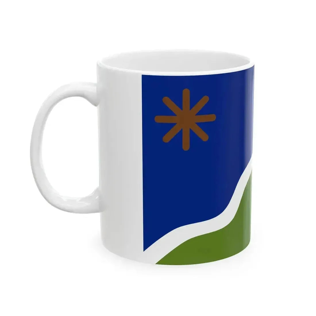 Bandera Kawesqar (Chile) White Coffee Mug - Go Mug Yourself