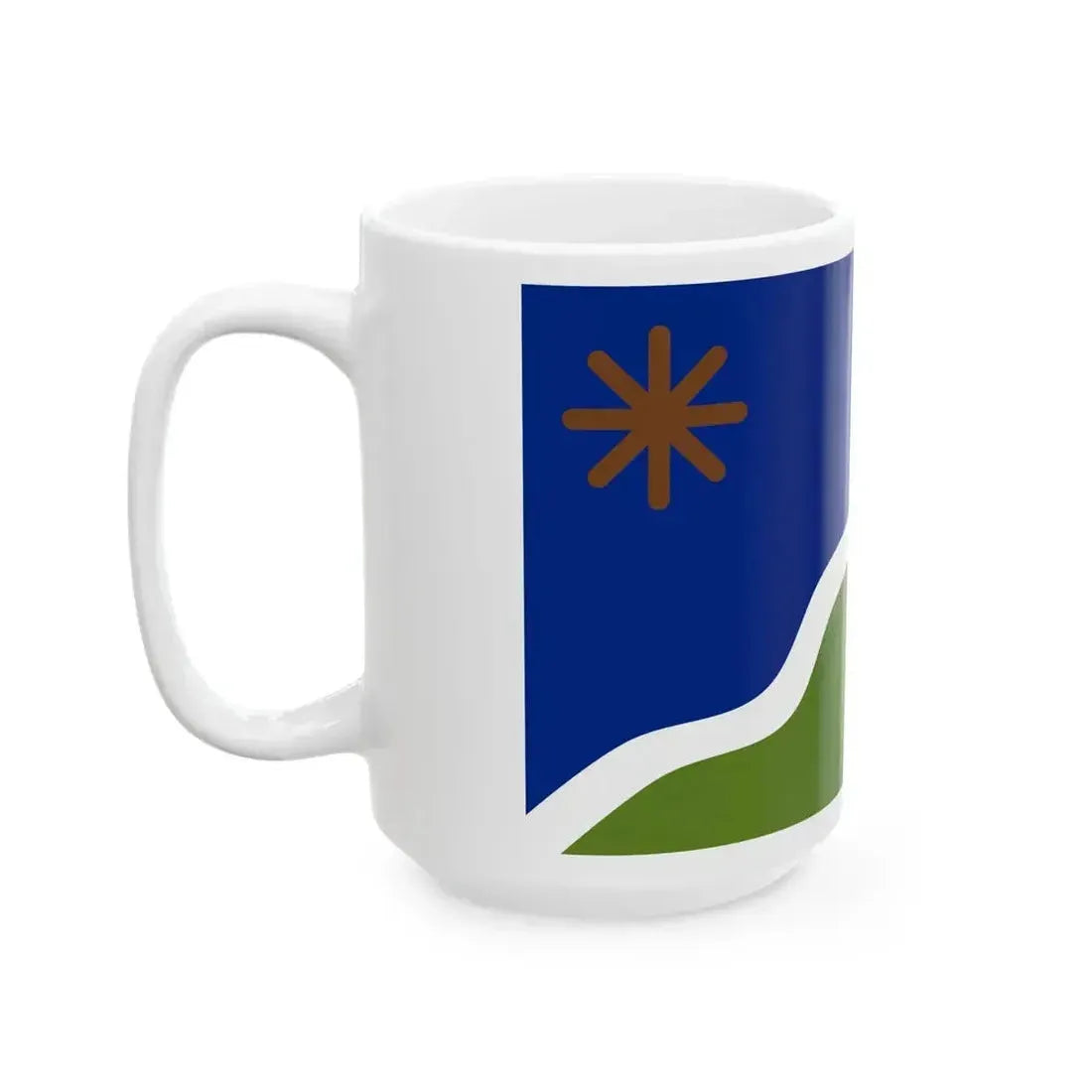 Bandera Kawesqar (Chile) White Coffee Mug - Go Mug Yourself