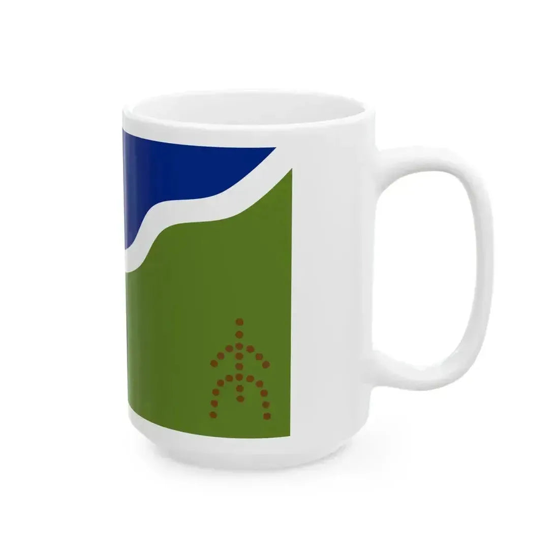 Bandera Kawesqar (Chile) White Coffee Mug - Go Mug Yourself