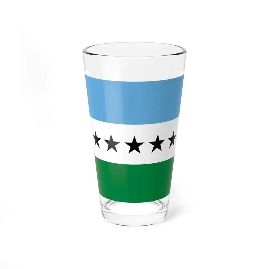 Bandera Lago Agrio (Ecuador) Pint Glass 16oz 16oz - Go Mug Yourself