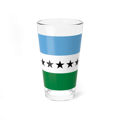 Bandera Lago Agrio (Ecuador) Pint Glass 16oz 16oz - Go Mug Yourself