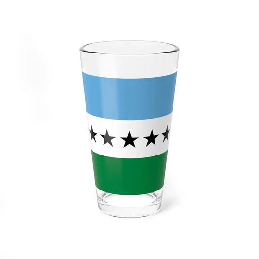 Bandera Lago Agrio (Ecuador) Pint Glass 16oz 16oz - Go Mug Yourself