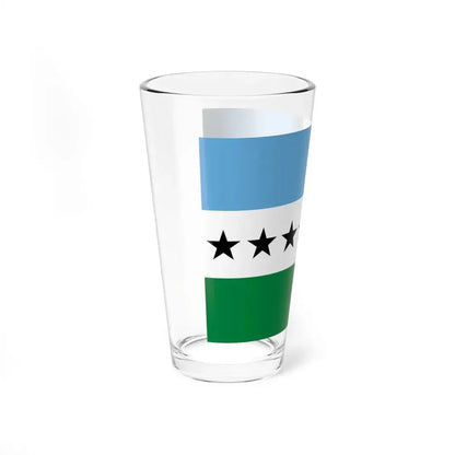 Bandera Lago Agrio (Ecuador) Pint Glass 16oz - Go Mug Yourself