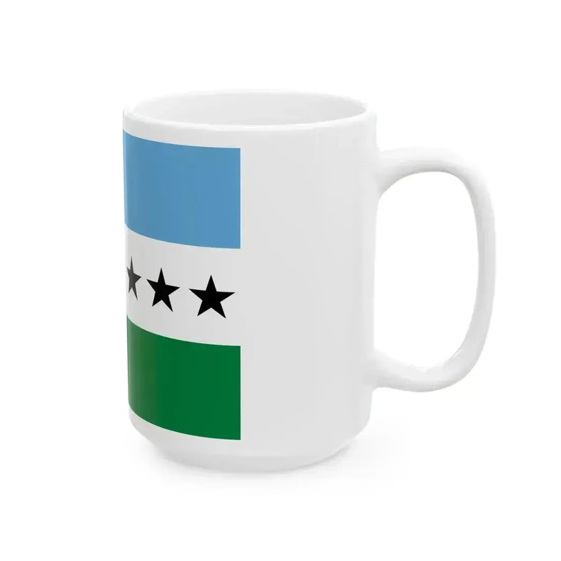 Bandera Lago Agrio (Ecuador) White Coffee Mug - Go Mug Yourself