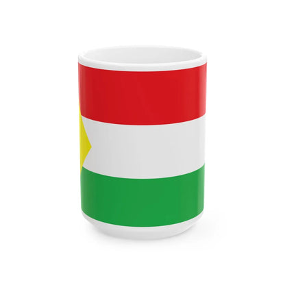 Bandera Maggiolo (Argentina) White Coffee Mug 15oz - Go Mug Yourself