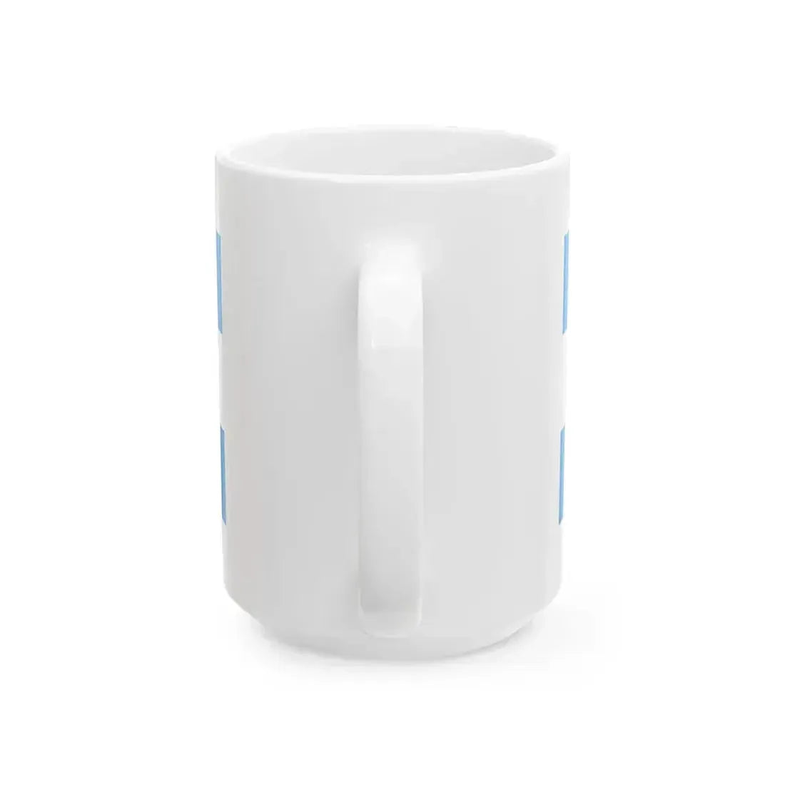 Bandera marina mercante estado de Buenos Aires (Argentina) White Coffee Mug - Go Mug Yourself