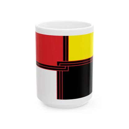 Bandera Maya Peninsular (Mexico) White Coffee Mug 15oz - Go Mug Yourself