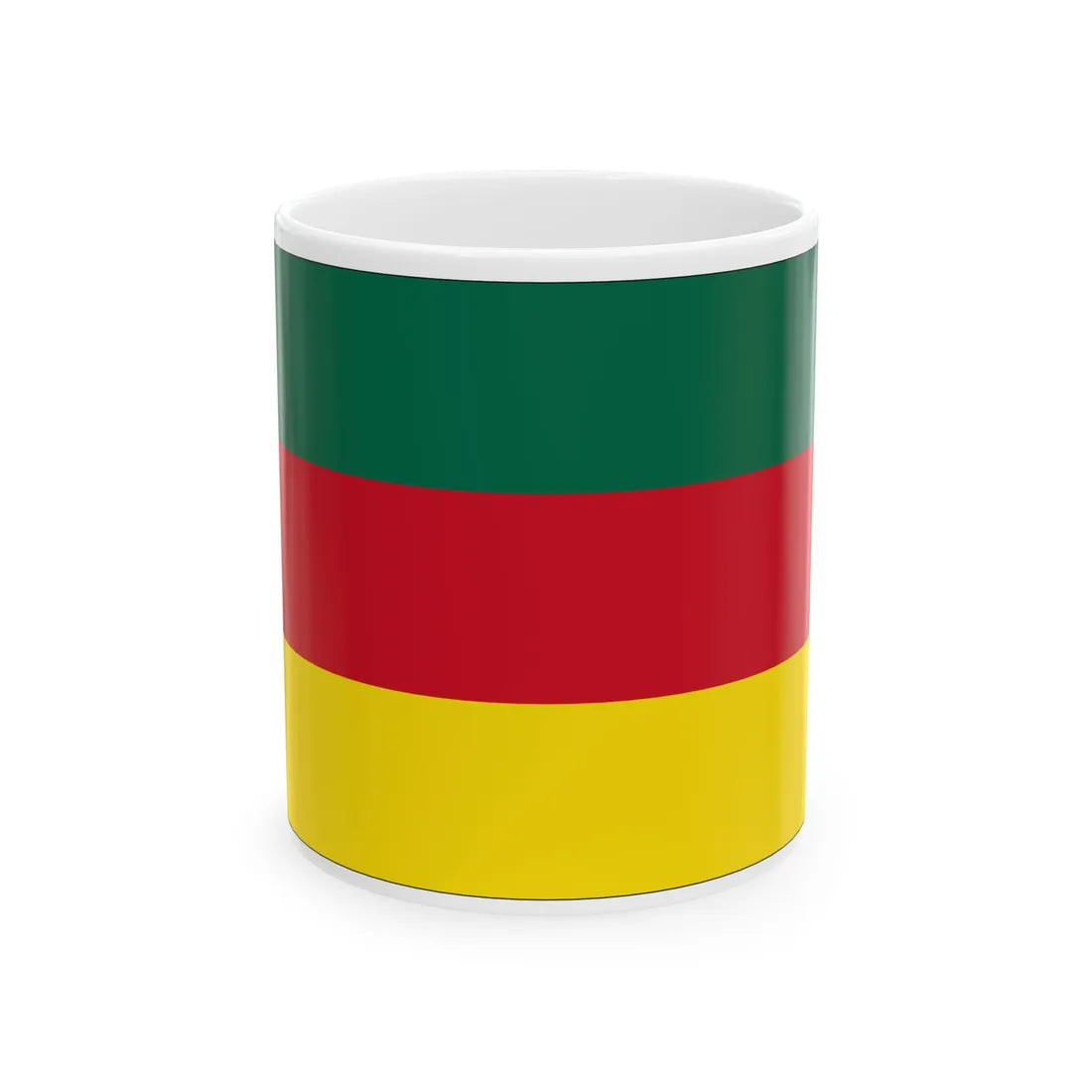 Bandera Mixe (Mexico) White Coffee Mug 11oz - Go Mug Yourself