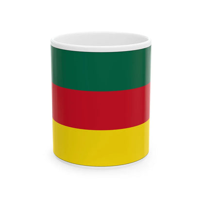 Bandera Mixe (Mexico) White Coffee Mug 11oz - Go Mug Yourself