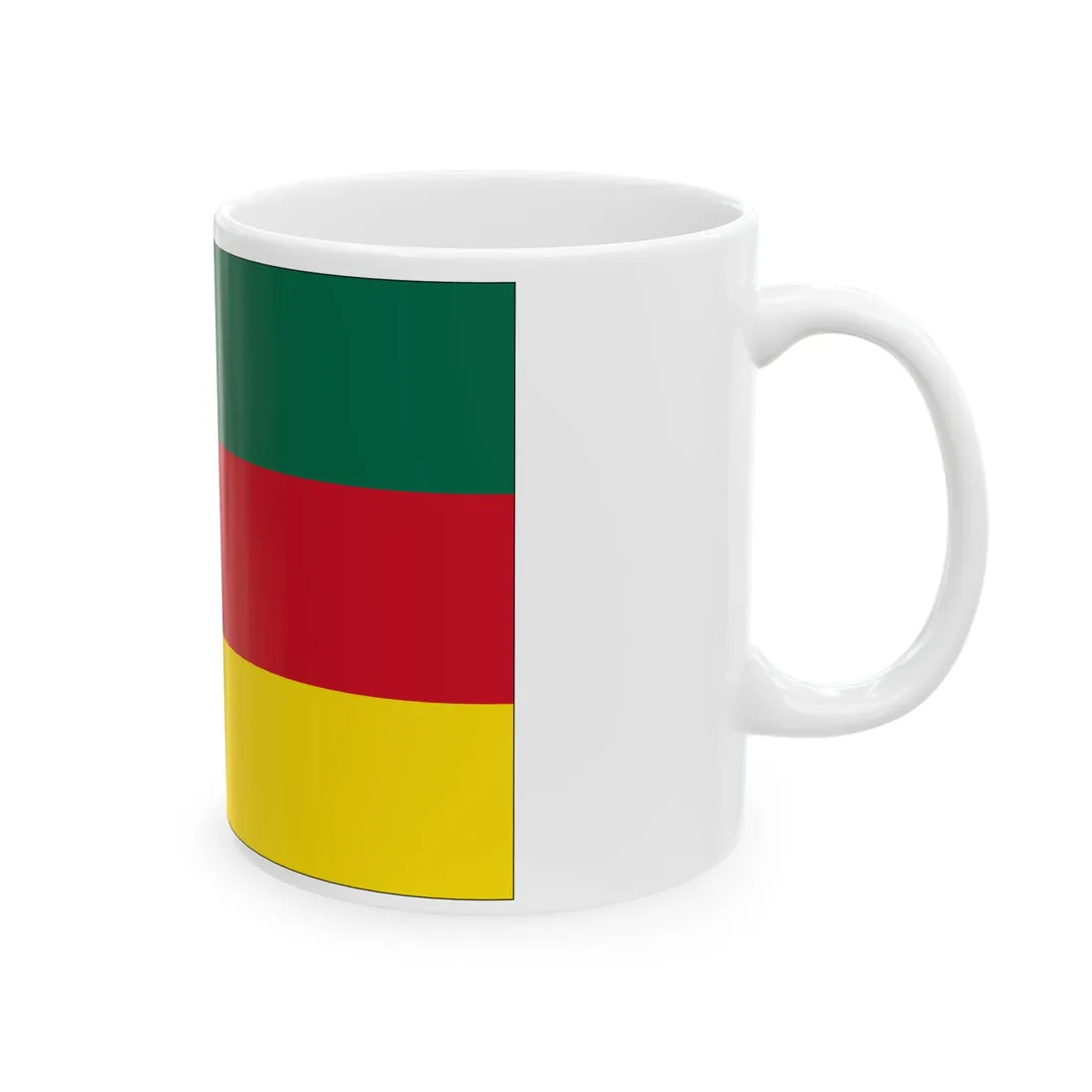 Bandera Mixe (Mexico) White Coffee Mug - Go Mug Yourself
