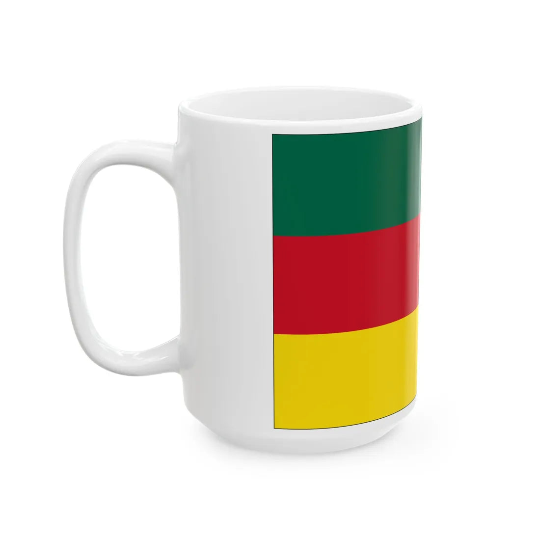 Bandera Mixe (Mexico) White Coffee Mug - Go Mug Yourself