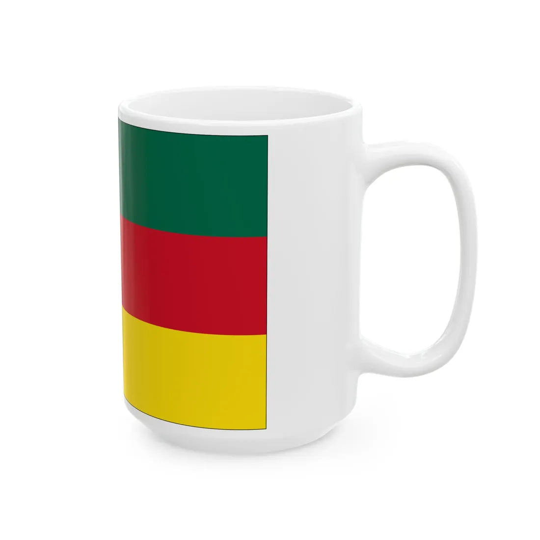 Bandera Mixe (Mexico) White Coffee Mug - Go Mug Yourself