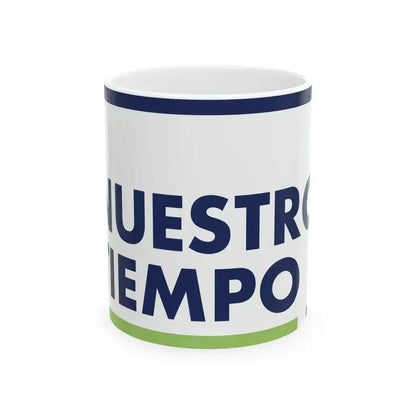Bandera NT (El Salvador) White Coffee Mug 11oz - Go Mug Yourself
