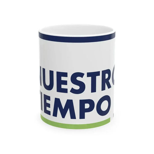 Bandera NT (El Salvador) White Coffee Mug 11oz - Go Mug Yourself