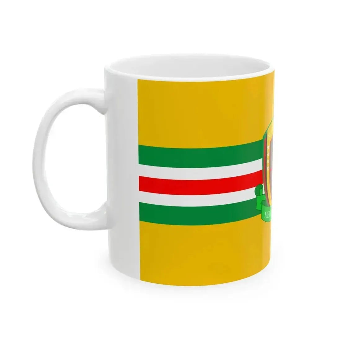Bandera Nucleo Provincial Desarrollo Metropolitano (Colombia) White Coffee Mug - Go Mug Yourself