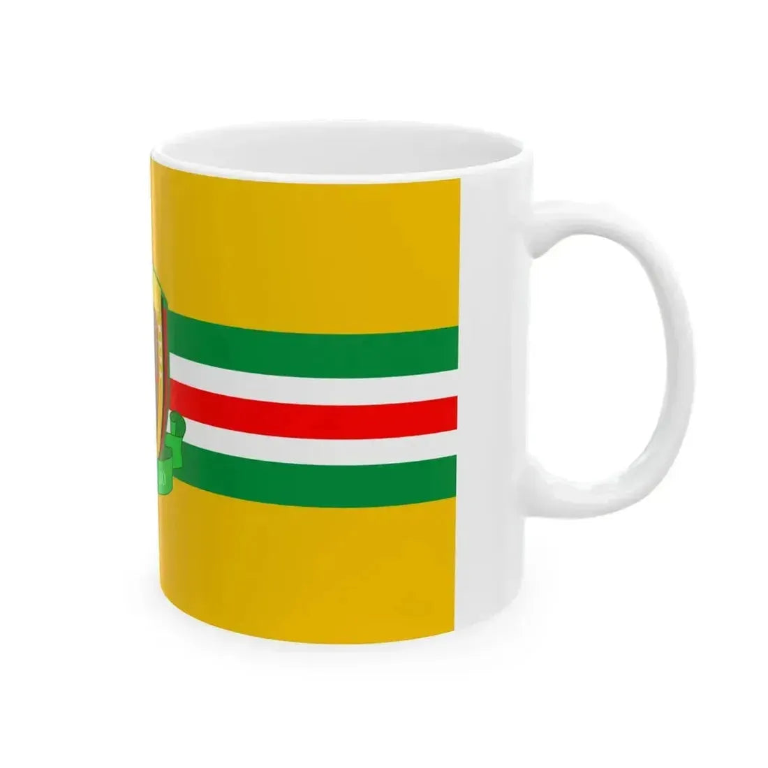 Bandera Nucleo Provincial Desarrollo Metropolitano (Colombia) White Coffee Mug - Go Mug Yourself