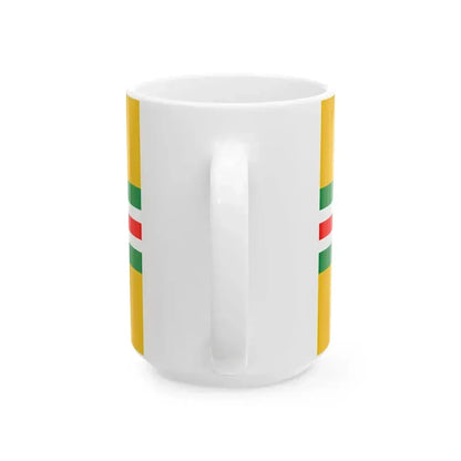 Bandera Nucleo Provincial Desarrollo Metropolitano (Colombia) White Coffee Mug - Go Mug Yourself