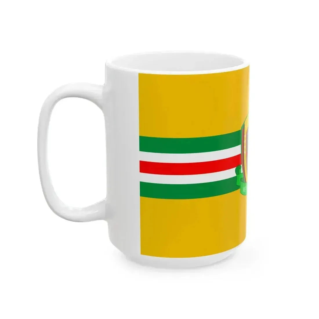 Bandera Nucleo Provincial Desarrollo Metropolitano (Colombia) White Coffee Mug - Go Mug Yourself