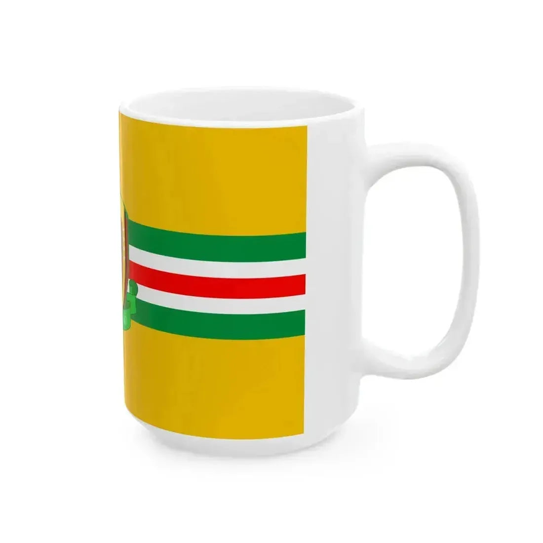 Bandera Nucleo Provincial Desarrollo Metropolitano (Colombia) White Coffee Mug - Go Mug Yourself