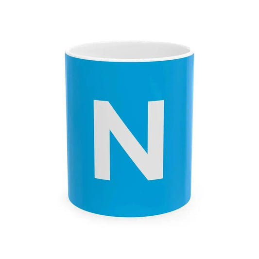 Bandera Nuevas Ideas (El Salvador) White Coffee Mug 11oz - Go Mug Yourself