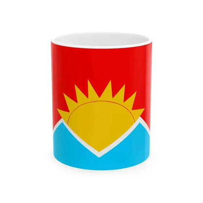 Bandera Paixtunistan 86 (Pakistan) White Coffee Mug 11oz - Go Mug Yourself