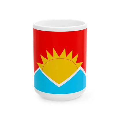 Bandera Paixtunistan 86 (Pakistan) White Coffee Mug 15oz - Go Mug Yourself