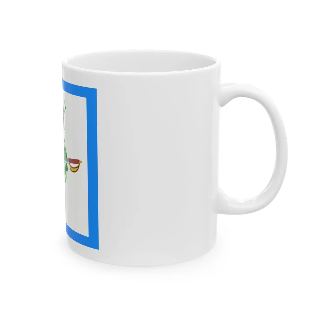 Bandera Parlamentaria de Mexico en 1815 (Mexico) White Coffee Mug - Go Mug Yourself