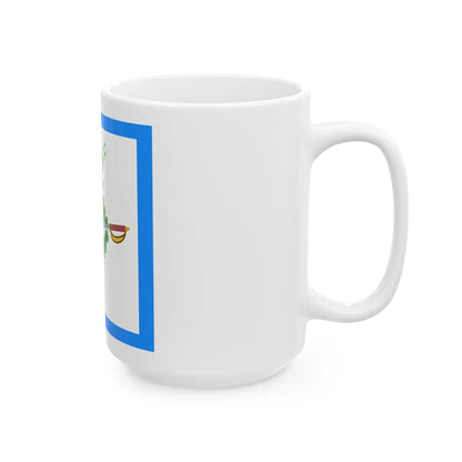 Bandera Parlamentaria de Mexico en 1815 (Mexico) White Coffee Mug - Go Mug Yourself