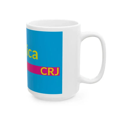 Bandera Partido Costa Rica Justa (Costa Rica) White Coffee Mug - Go Mug Yourself