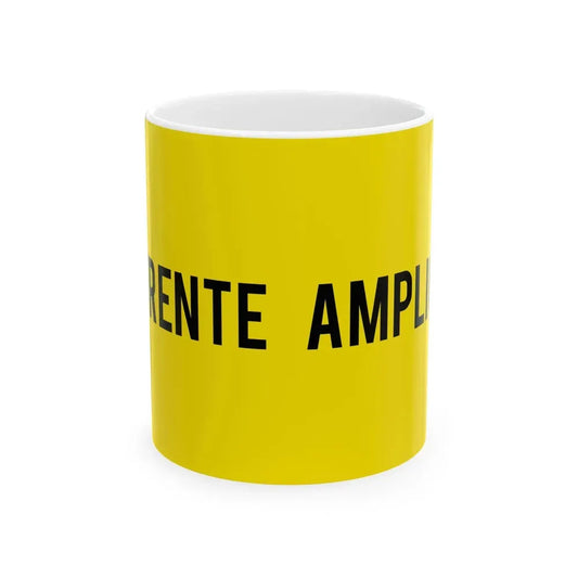 Bandera Partido Frente Amplio Costa Rica (Costa Rica) White Coffee Mug 11oz - Go Mug Yourself