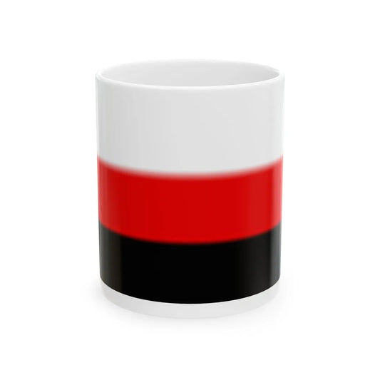 Bandera Partit Llibertat Bielorus (Belarus) White Coffee Mug 11oz - Go Mug Yourself