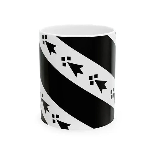Bandera Pays Rennes (Belgium) White Coffee Mug 11oz - Go Mug Yourself