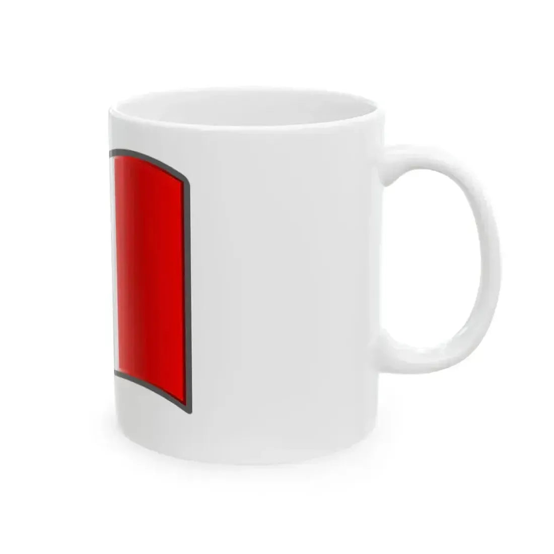 Bandera Peru (Peru) White Coffee Mug - Go Mug Yourself