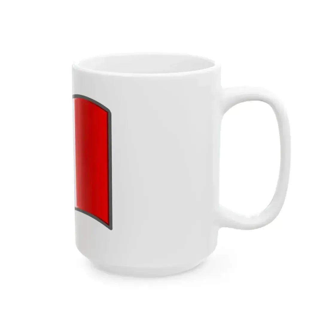 Bandera Peru (Peru) White Coffee Mug - Go Mug Yourself