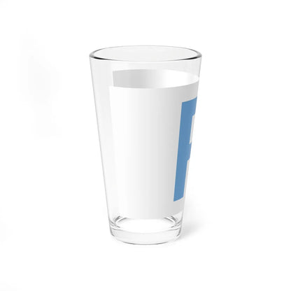 Bandera piloto de la armada Argentina (Argentina) Pint Glass 16oz - Go Mug Yourself