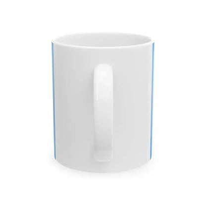Bandera piloto de la armada Argentina II (Argentina) White Coffee Mug - Go Mug Yourself