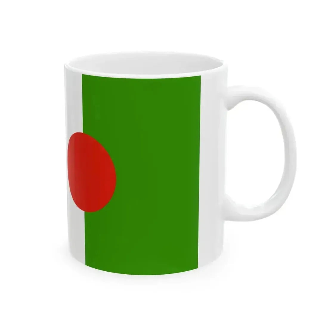 Bandera poble Batwa (Burundi) White Coffee Mug - Go Mug Yourself