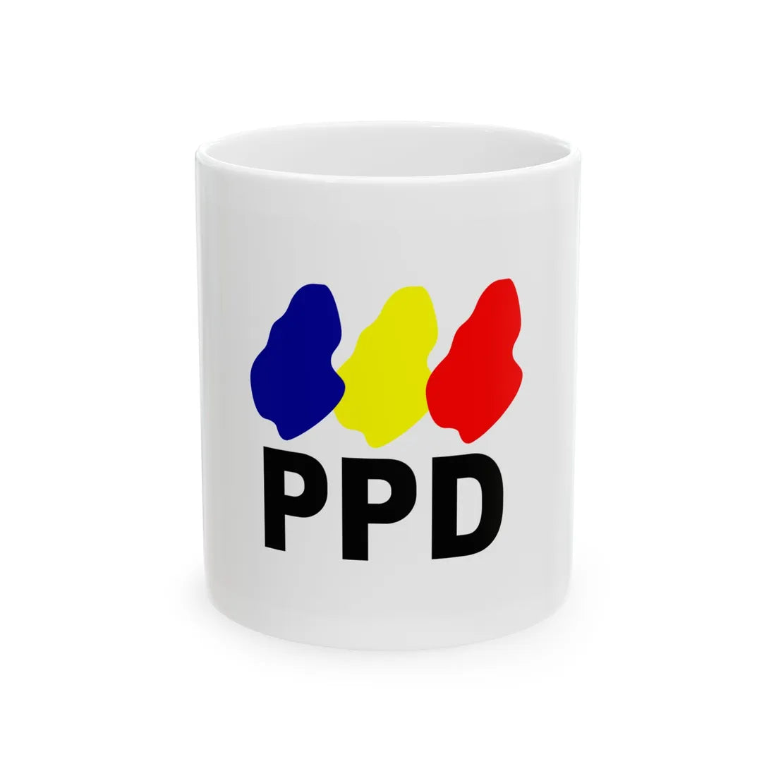Bandera ppd (Chile) White Coffee Mug 11oz - Go Mug Yourself