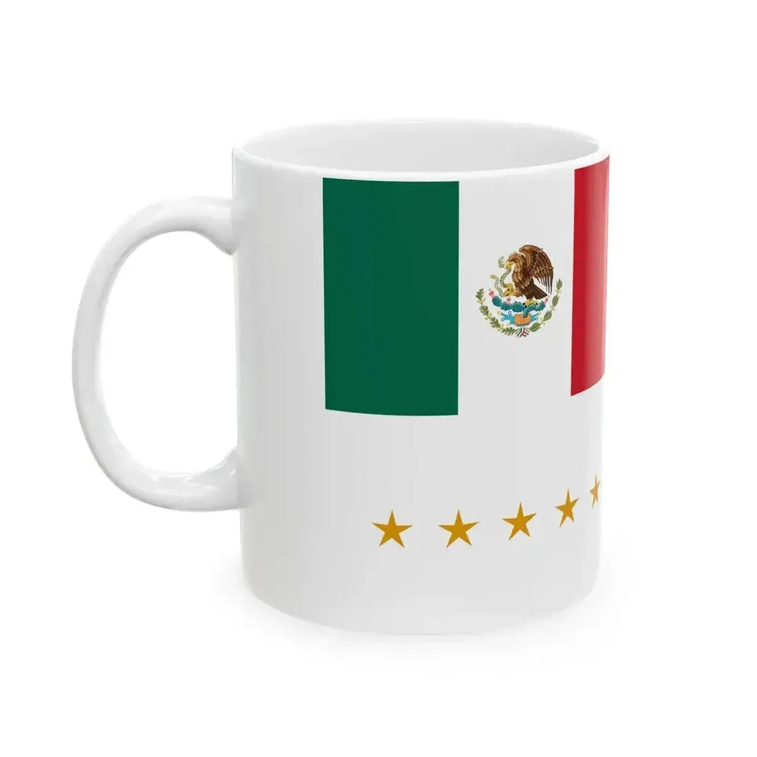 Bandera Presidencial Mexico-comandante supremo buques (Mexico) White Coffee Mug - Go Mug Yourself