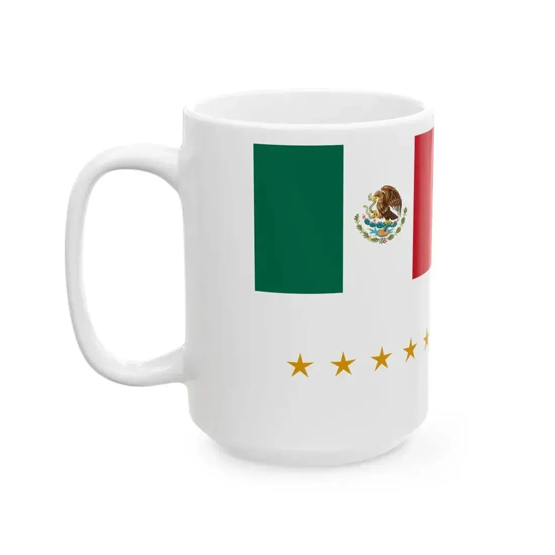 Bandera Presidencial Mexico-comandante supremo buques (Mexico) White Coffee Mug - Go Mug Yourself