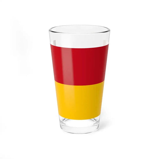 Bandera Provincia Azuay (Ecuador) Pint Glass 16oz 16oz - Go Mug Yourself