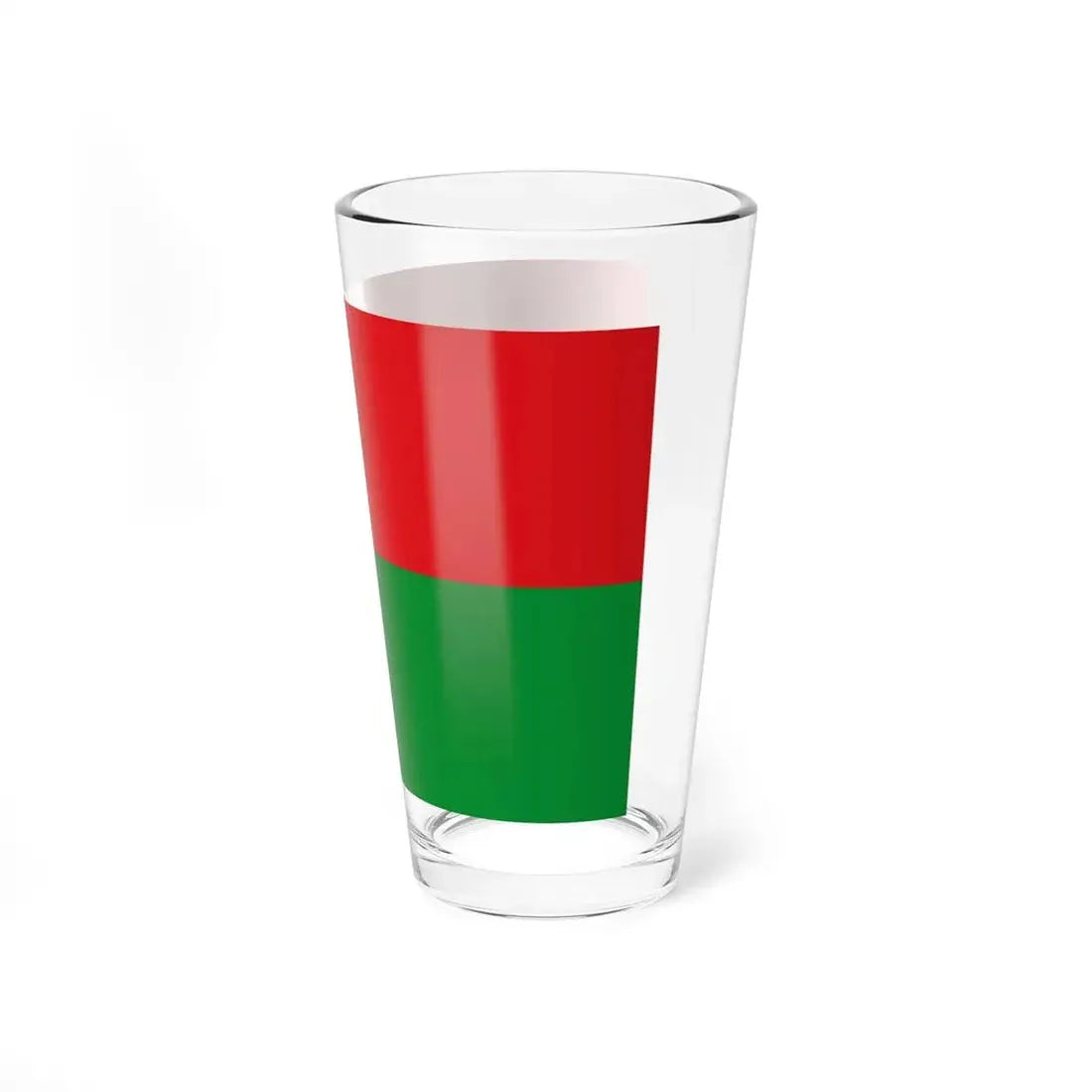 Bandera Provincia Bolívar (Ecuador) Pint Glass 16oz - Go Mug Yourself