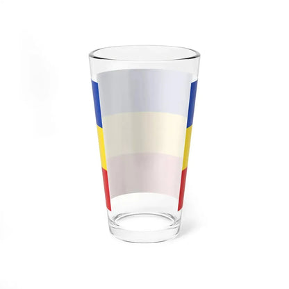 Bandera Provincia Cañar (Ecuador) Pint Glass 16oz - Go Mug Yourself