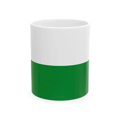Bandera Provincia Esmeraldas (Ecuador) White Coffee Mug 11oz - Go Mug Yourself