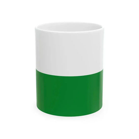 Bandera Provincia Esmeraldas (Ecuador) White Coffee Mug 11oz - Go Mug Yourself